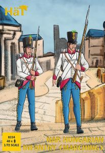 Ungarische Infanterie, Napoleonisch, marschierend 1:72